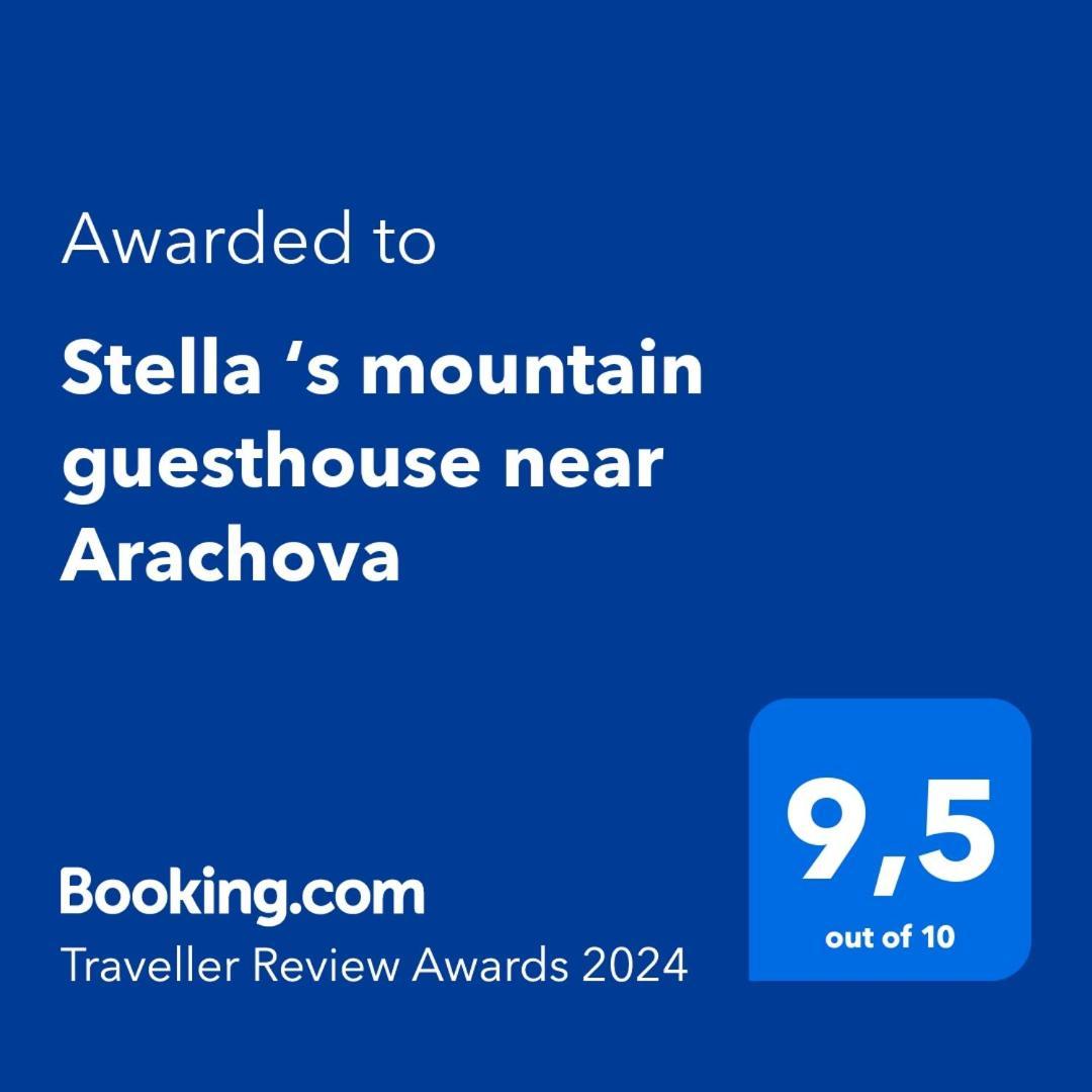 Stellas Guesthouse Near Arachova Stírion Exterior foto